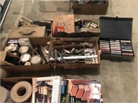 (4) Box Lots- Varnishes, Strapping, Etc.