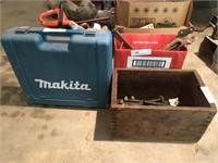 (3) Box Lots- Makita Tools Box, Hinges, Etc.