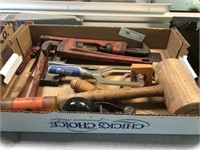 Tools- Pipe Wrenches, Mallets, Etc.