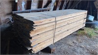 Lift of 1x8x10' Planed Pine Lumber