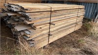 Lift of 1x6x8' Pine Rough Cut Lumber