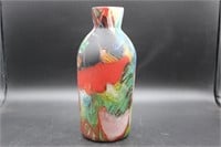 Vintage Multi Colored Glass Vase