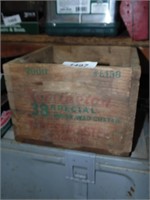 Wooden Remington 38 Special Ammo Crate