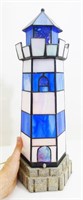 Stained Glass Lighthouse Lamp, Works