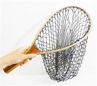Vintage Wood Handled Trout Fishing Net