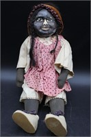 Primitive African American Folk Art Doll