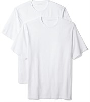 Essentials Men's 2-Pack Regular-Fit T-Shirt, XS