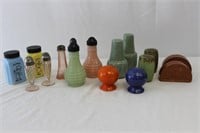 Mid Century Salt & Pepper: Fiestaware and others