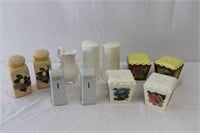 Vintage Floral Porcelain & Ceramic S & P Shakers