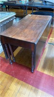 ANTIQUE WALNUT DROP LEAF TABLE