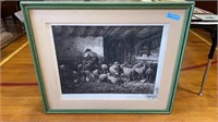 PENCIL SIGNED PRINT W/ REMARQUE