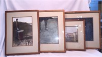 4 PRINTS AFTER ANDREW WYETH-IN FRAMES