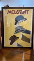 LARGE FRENCH POSTER "MOSSANT"