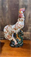 CERAMIC ROOSTER ~ 19" TALL