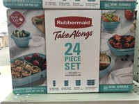 New Rubbermaid 24 Pc Container Set