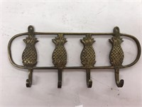 Pineapple Brass Key Holder