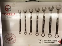 New 7 Pc Combonation Wrench Set