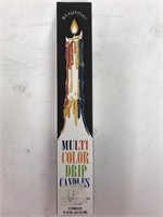 (2x bid) Multi Color Drip Candles