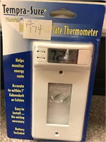 (2x bid) Digital Wall Plate Thermometer