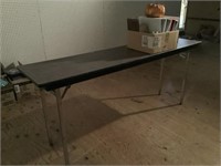 Folding Table And Binders