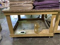 Work Table On Casters 60x60x30 No Contents