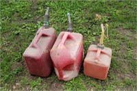 (3) Gas Cans
