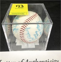 1986 Baltimore Orioles Team Baseball Signed
