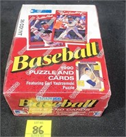 Sealed Box 1990 Donruss Baseball & Puzzle Cards