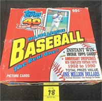 Box 1991 Topps Baseball Cards