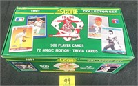 Box 1991 Score Baseball Cards