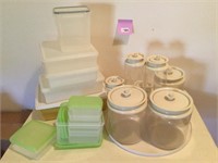 Mid Mod Tupperware "Counterparts" Canister Set
