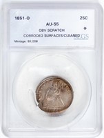 Coin 1851-O United States Liberty Seated Quarter