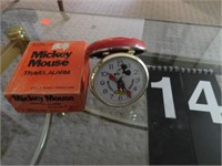 Mickey Mouse Travel Alarm Clock (Original Box)