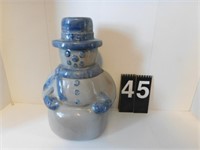 Gay Pottery Snowman Cookie jar