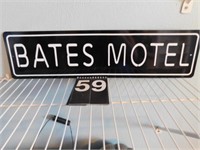 Bates Motel Metal Sign
