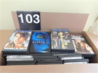 Box of DVD'S  Vanila Sky Approximately 60