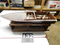 Radio Controlled Boat Incomplete 31 3/5"