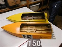 2 Radio Controlled Boat Hulls