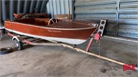 1961 Peterborough 15’ wooden boat