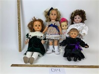 Lot of 5 Dolls - See Description