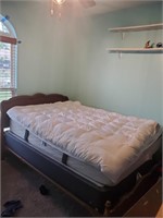 Full Size bed with box spring and mattress