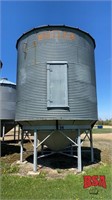 Butler 1405, 1850 Bu. Round Steel Hopper Bin