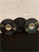 3 Edison 78 rpm Records