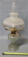 Aladdin Colonial Clear Crystal Lamp- Electric