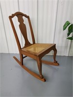 Oak Sewing Rocker