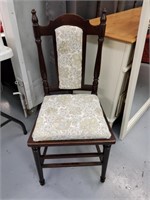 Padded Antique Side Chair