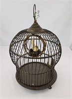 Heavy Metal Bird Cage Table Top or Hang