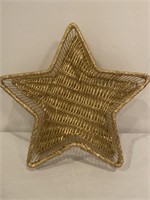 Gold star tray - measures 10”