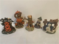 Halloween ceramic Figurine Decor -  measures 4”