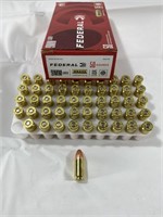 Federal Brass 9mm Luger (50 rds)